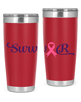 survivor Style 3#- breast cancer- Tumbler