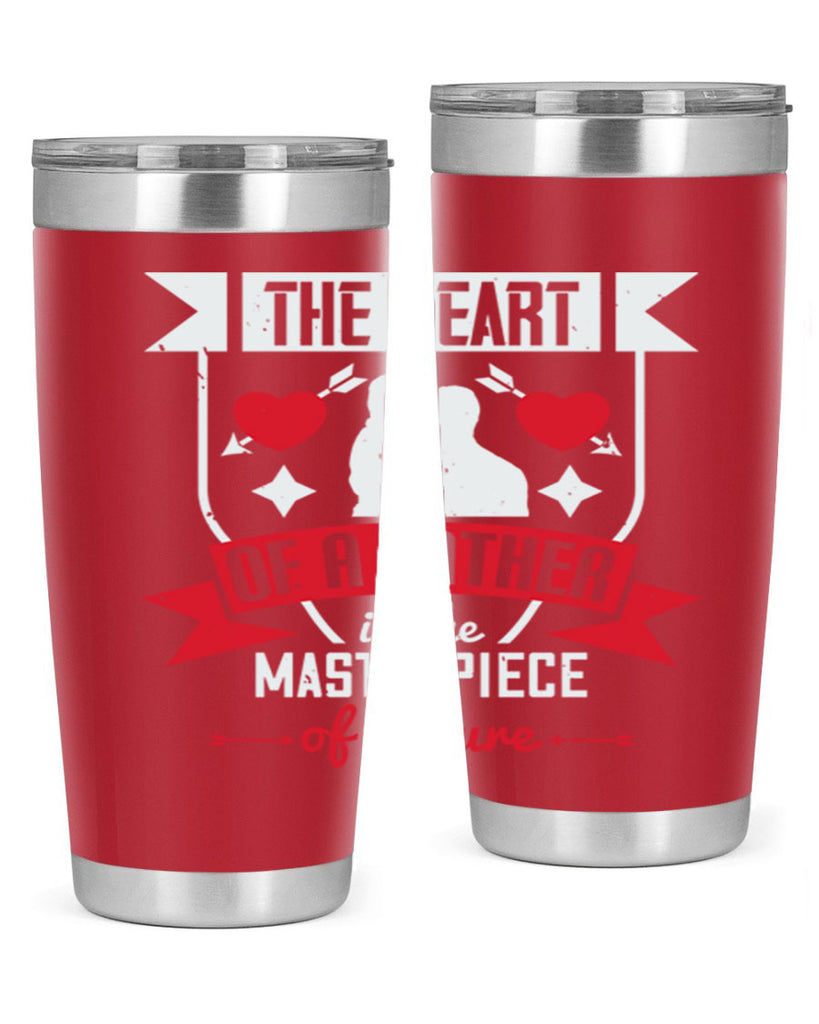 the heart of a father 159#- fathers day- Tumbler