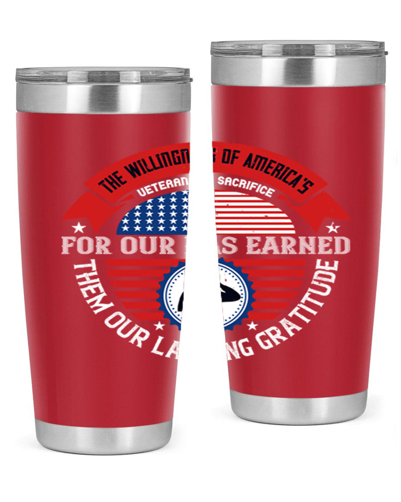 the willingness of americas 88#- Veterns Day- Tumbler