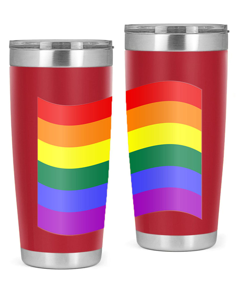 wavy rainbow flag 1#- lgbt- Tumbler