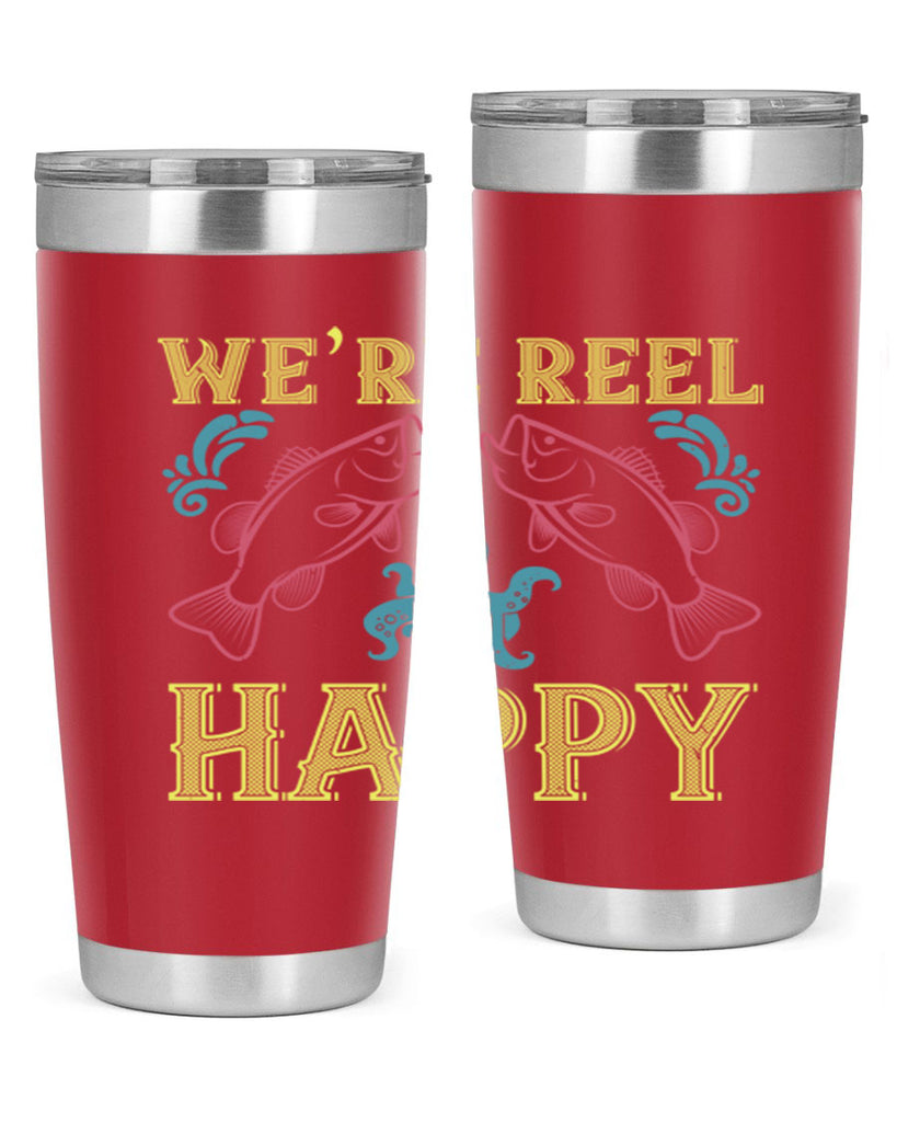 we’re reel happy 233#- fishing- Tumbler