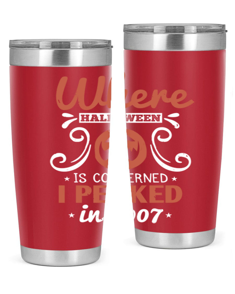 where halloween is 122#- halloween- Tumbler