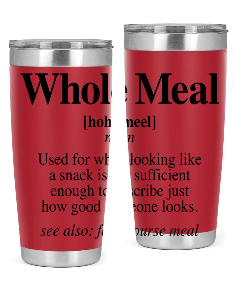 whole meal 10#- black words phrases- Cotton Tank