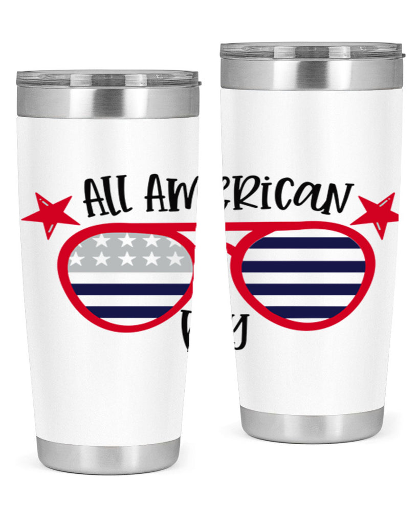 All American Boy Style 141#- Fourt Of July- Tumbler
