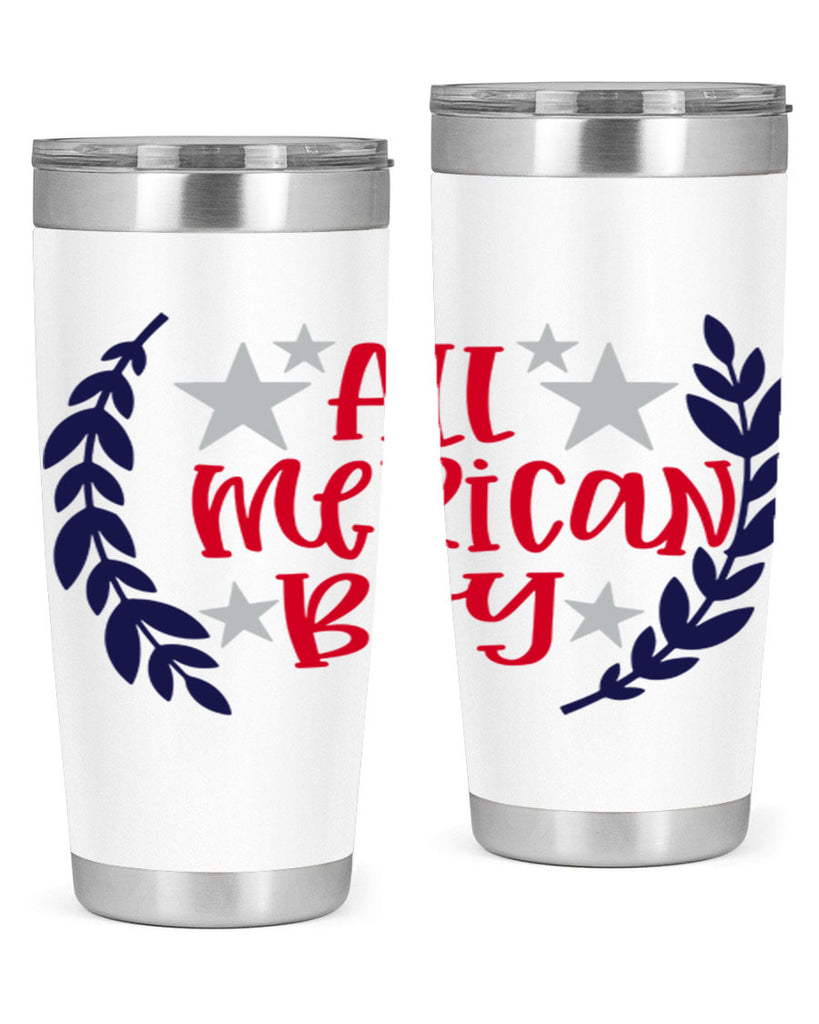 All Merican Boy Style 143#- Fourt Of July- Tumbler