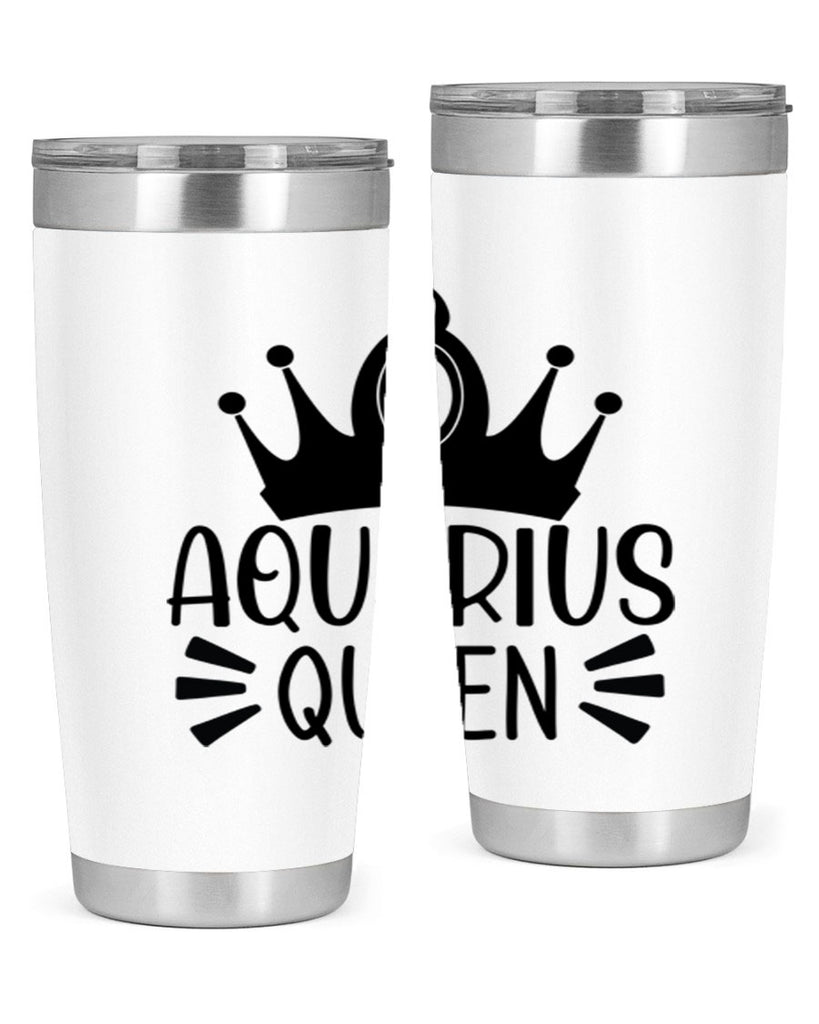 Aquarius queen 73#- zodiac- Tumbler