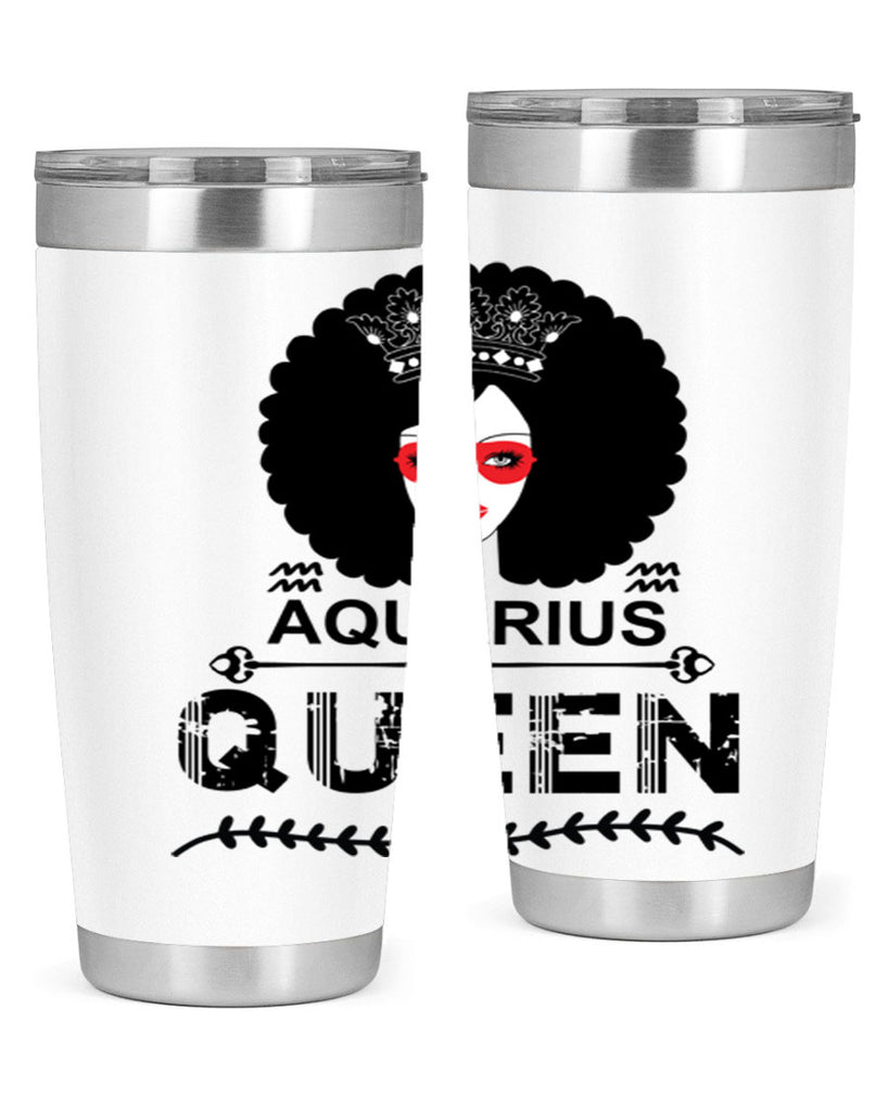 Aquarius queen 75#- zodiac- Tumbler
