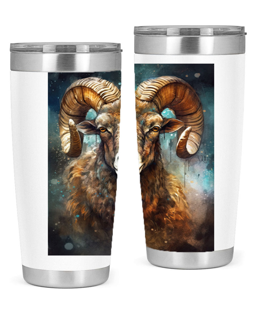 Aries 54#- zodiac- Tumbler