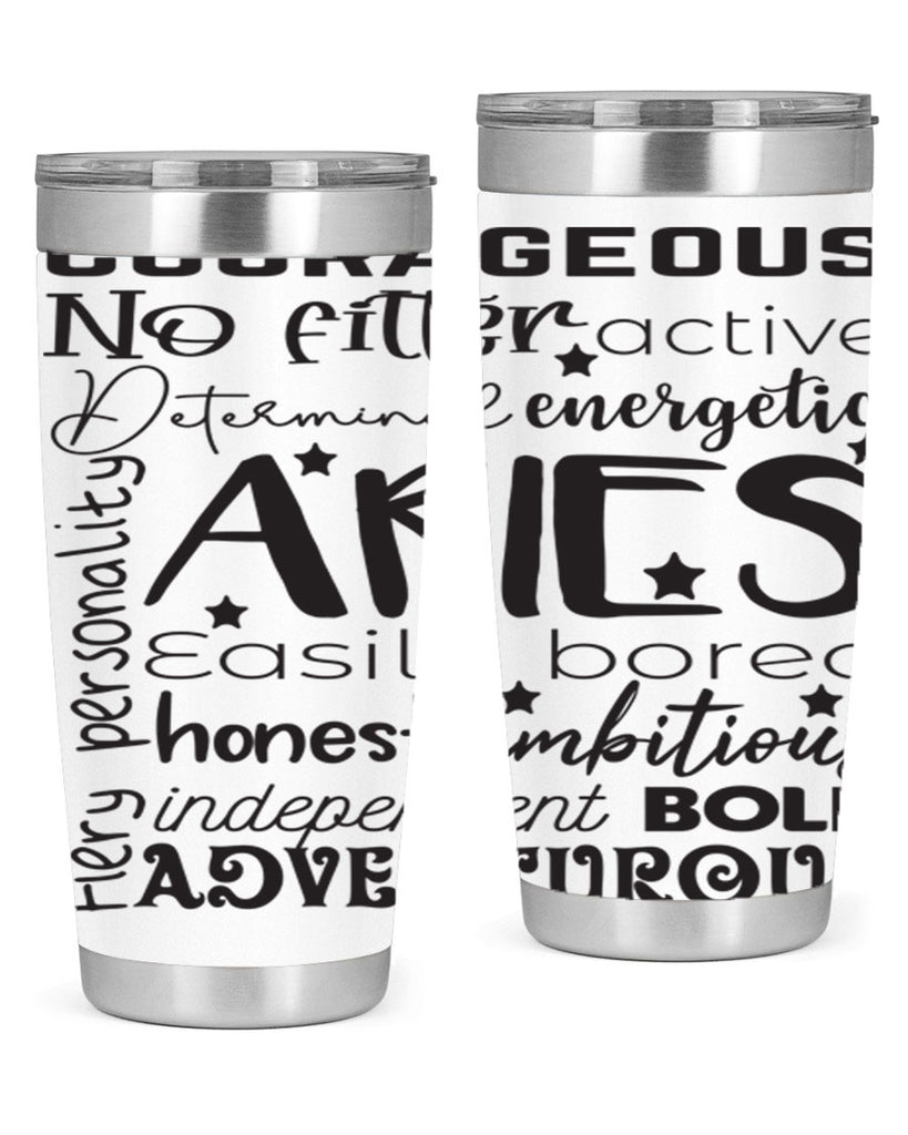 Aries 564#- zodiac- Tumbler