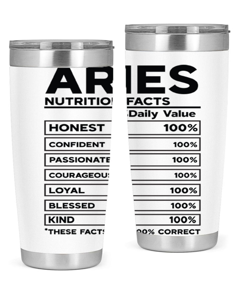 Aries Nutrition Facts 97#- zodiac- Tumbler