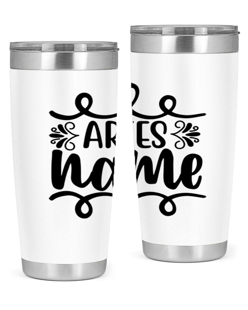 Ariesname 112#- zodiac- Tumbler