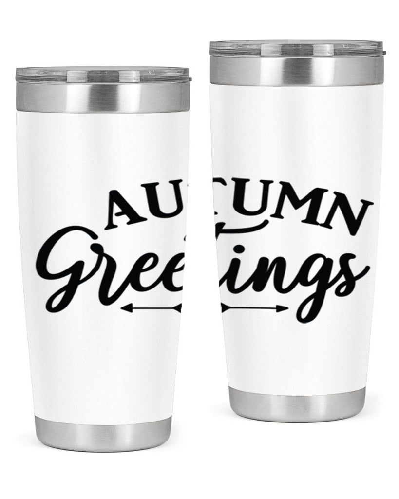 Autumn Greetings 16#- fall- Tumbler