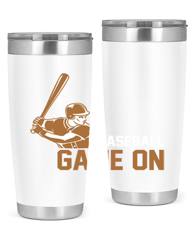 Baseball game 1446#- baseball- Tumbler