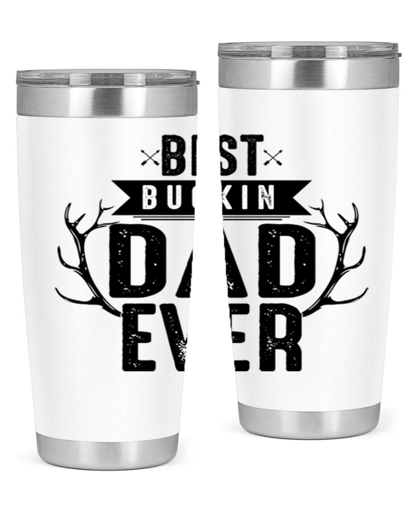 Best Buckin Dad ever 48#- dad- Tumbler