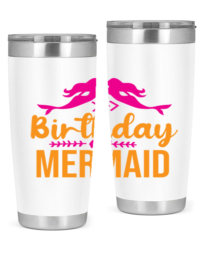 Birthday Mermaid 69#- mermaid- Tumbler