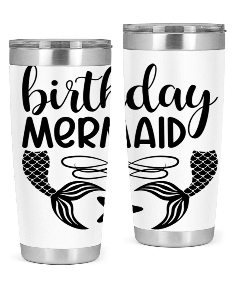 Birthday mermaid 76#- mermaid- Tumbler