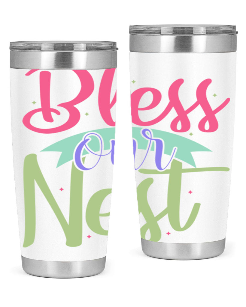 Bless our nest 49#- spring- Tumbler
