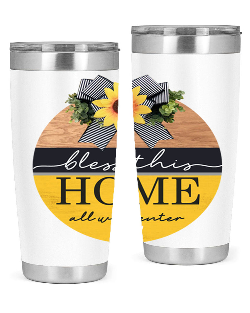 Bless this Home and all Mockup56#- spring- Tumbler