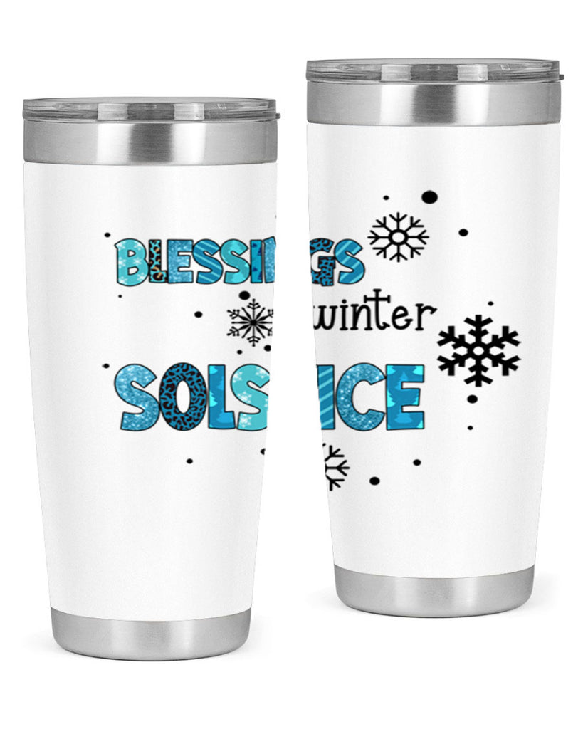 Blessings winter solstice 25#- winter- Tumbler