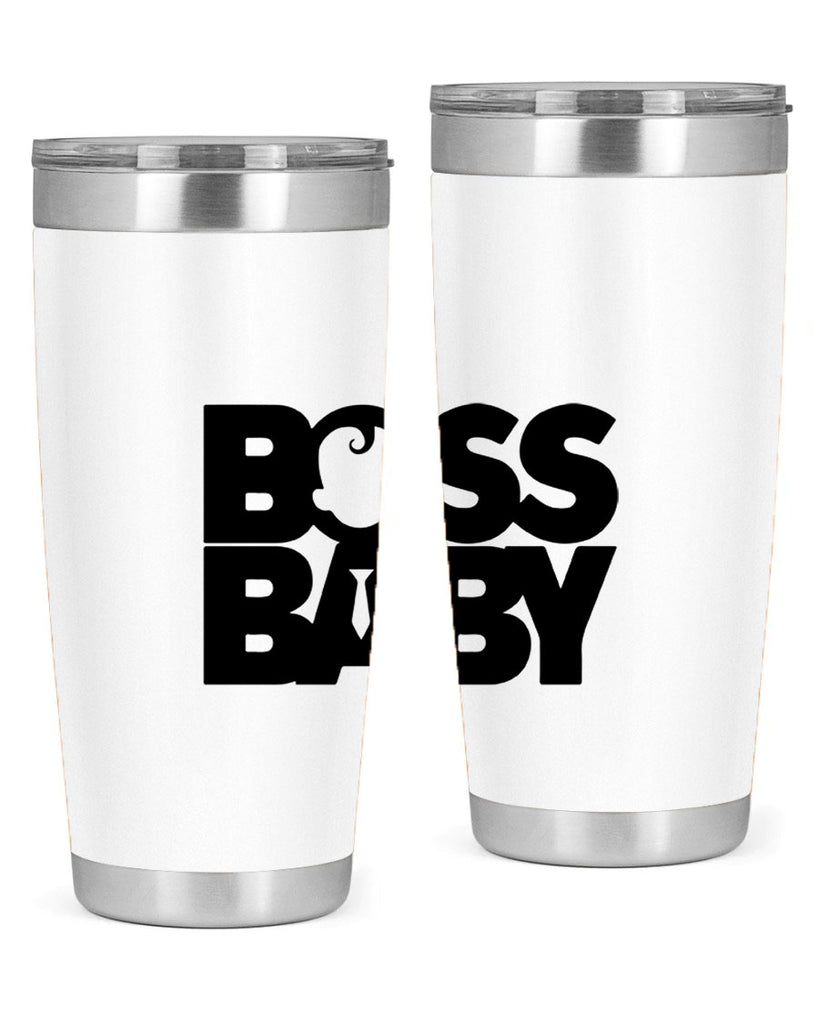 Boss Baby On Board 1#- black words phrases- Cotton Tank