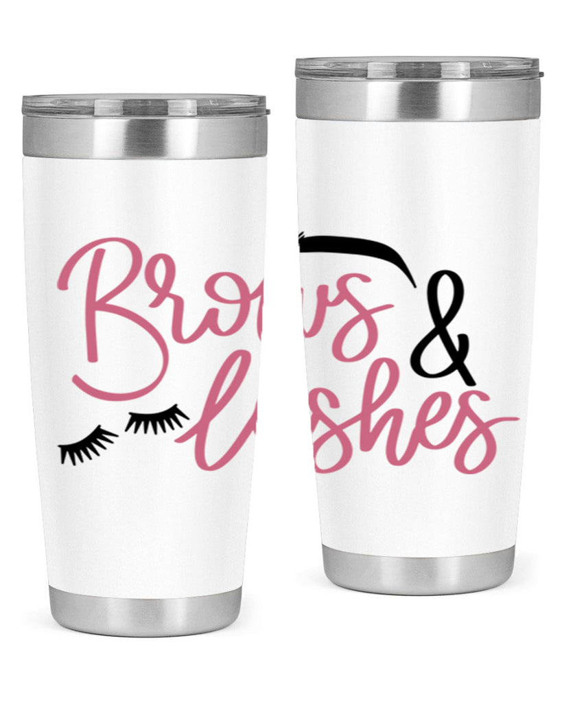 Brows Lashes Style 122#- make up- Tumbler