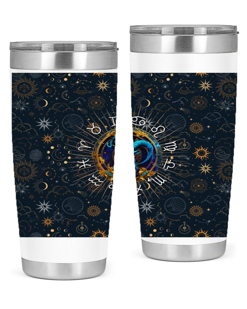 Capricorn Straight 184#- zodiac- Tumbler