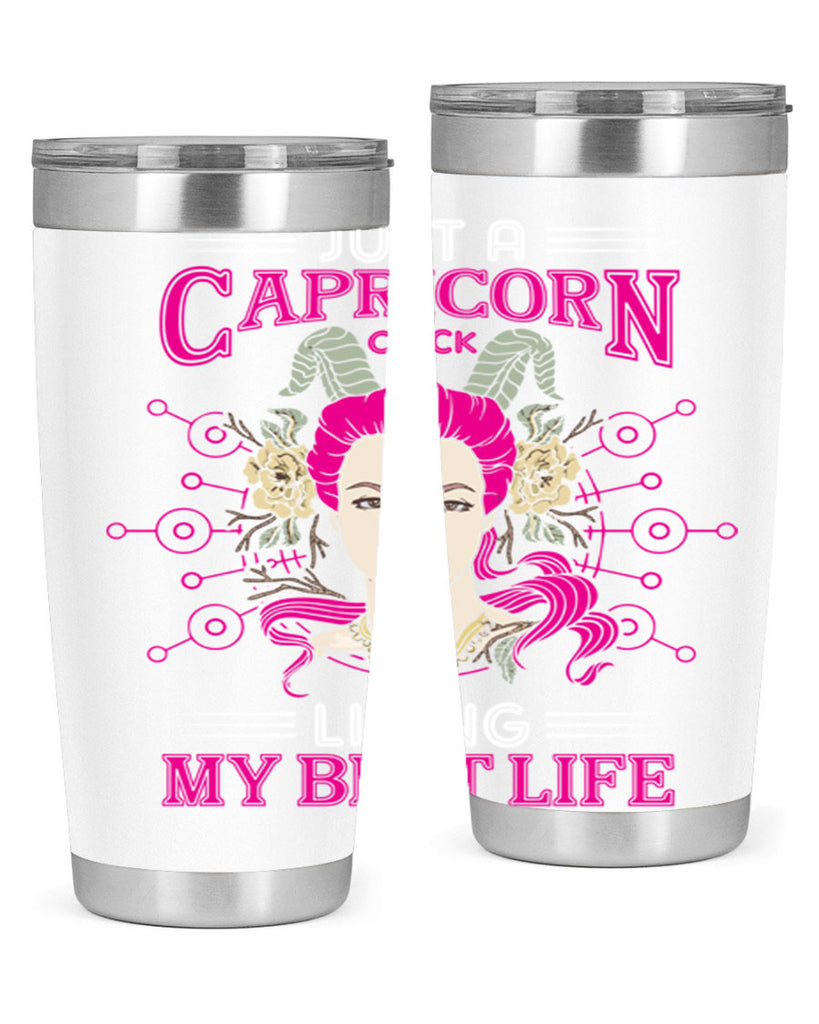 Capricorn chick 193#- zodiac- Tumbler