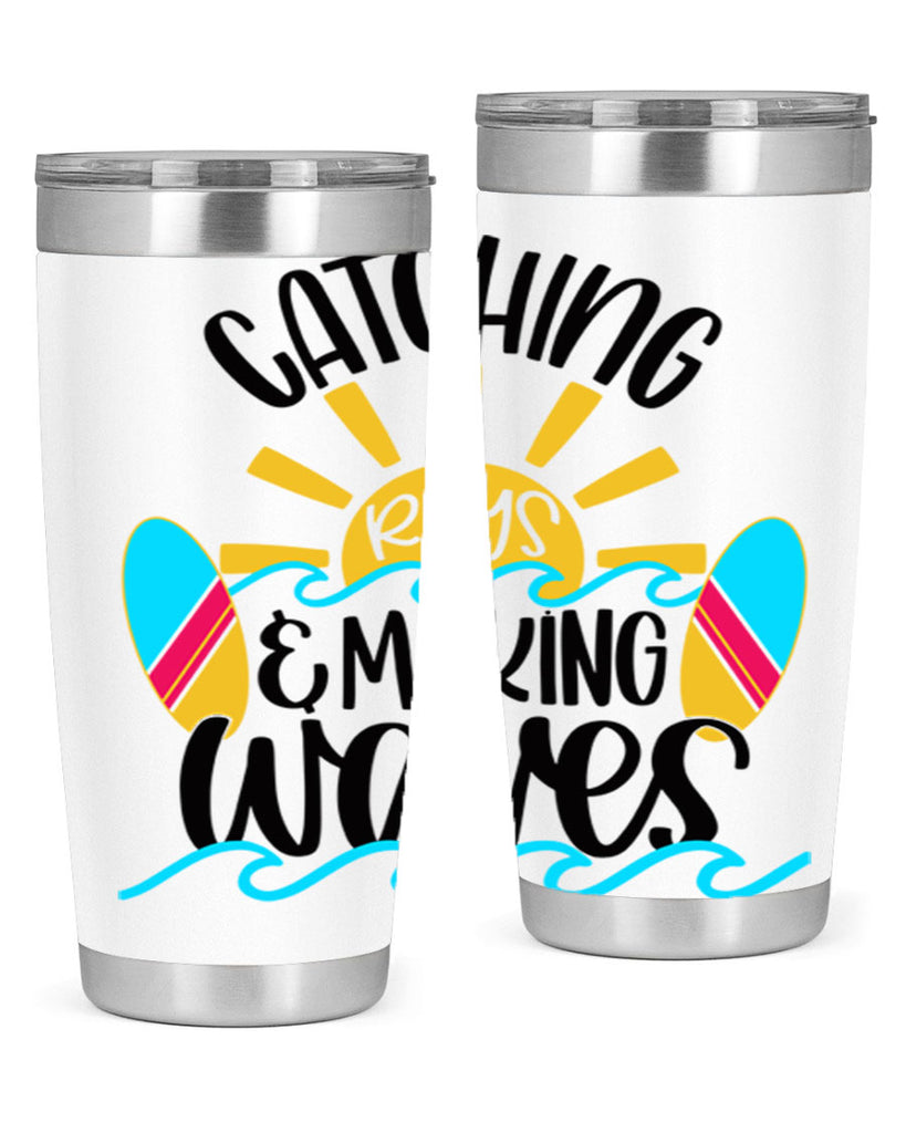 Catching Rays Making Waves Style 49#- summer- Tumbler