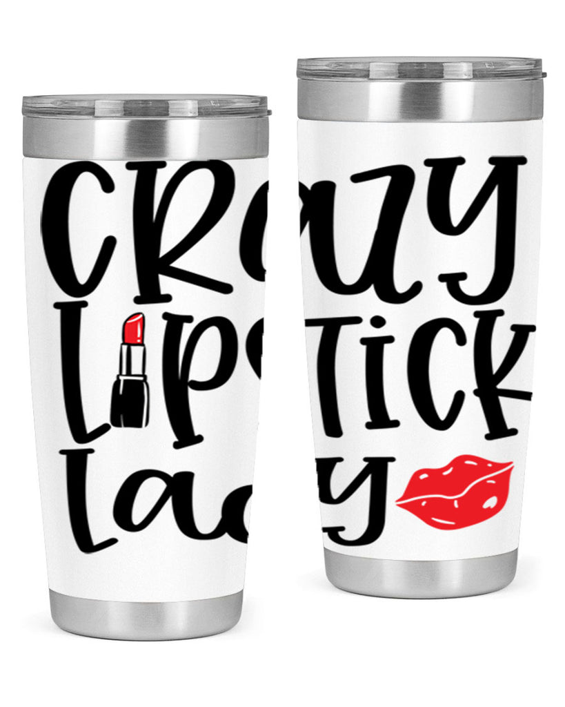 Crazy Lipstick Lady Style 240#- make up- Tumbler
