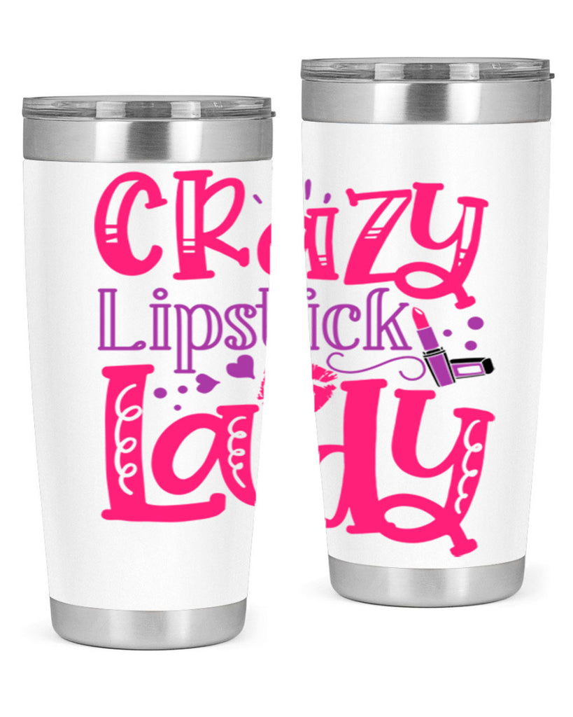 Crazy Lipstick Lady Style 241#- make up- Tumbler