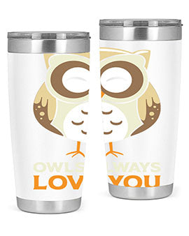 Cute Owl Always Love You A TurtleRabbit 3#- owl- Tumblers