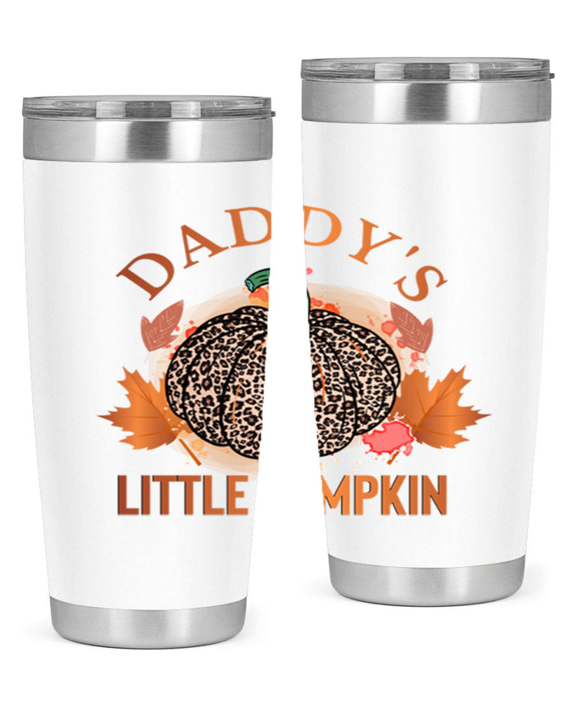 Daddys Little Pumpkin 67#- fall- Tumbler
