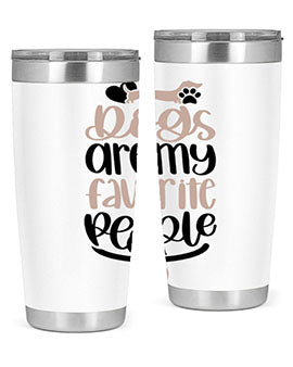 Dogs Are My Favorite People Style 23#- dog- Tumbler