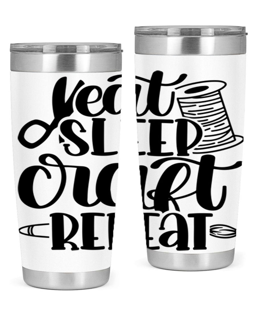 Eat Sleep Craft Repeat 29#- crafting- Tumbler