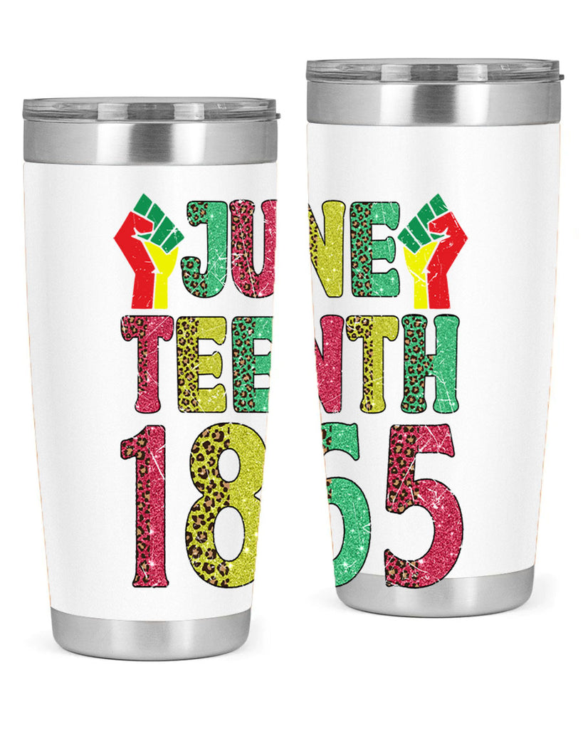 Fist Juneteenth Since 1865 Design Png 10#- Juneteenth- tumbler