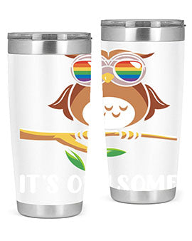 Funny Owl Gift Im Owlsome A TurtleRabbit 7#- owl- Tumblers