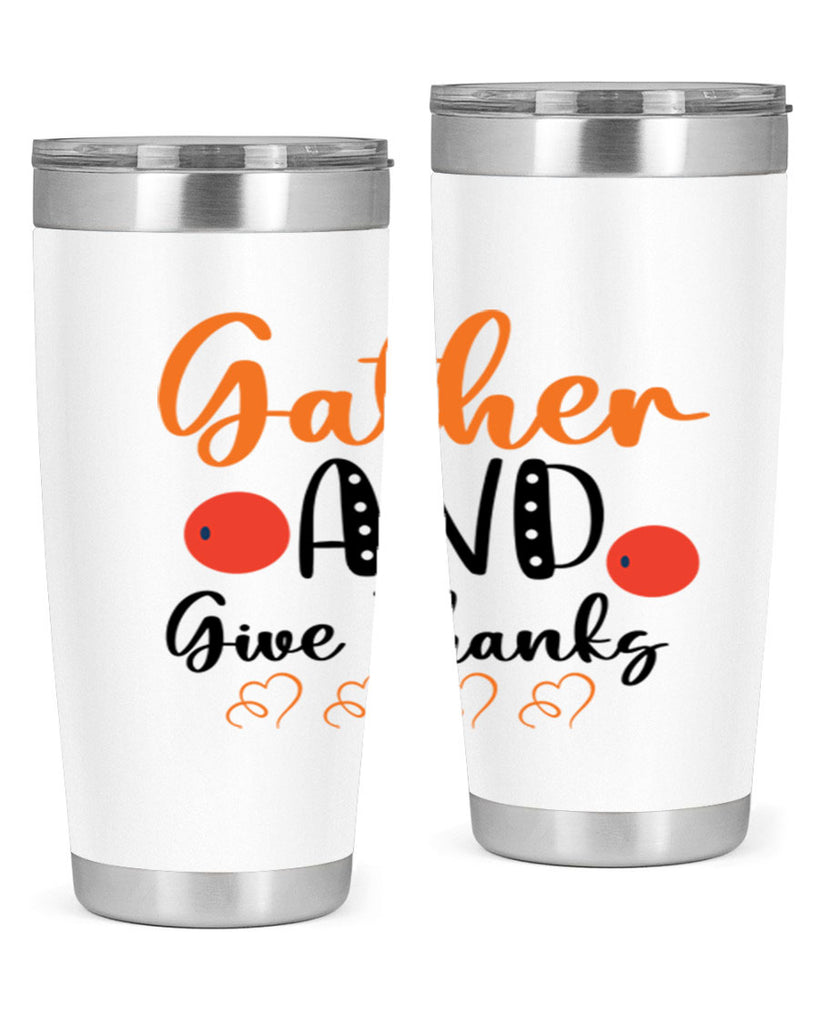 Gather And Give Thanks 188#- fall- Tumbler