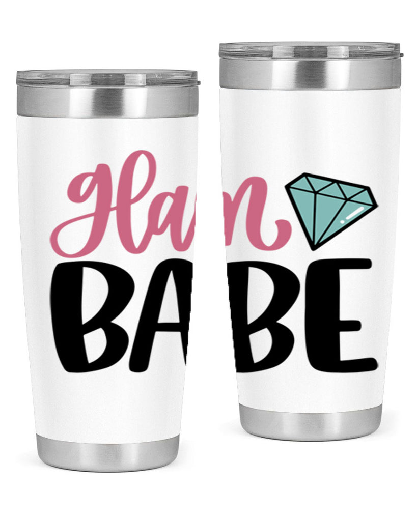 Glam Babe Style 98#- make up- Tumbler