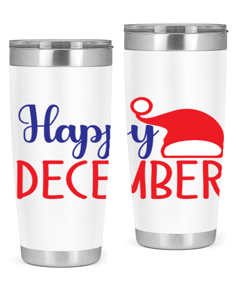 Happy December 135#- winter- Tumbler