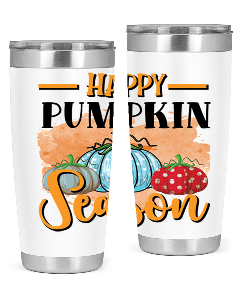 Happy pumpkin season 240#- fall- Tumbler