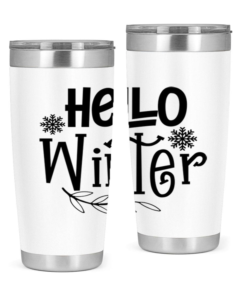 Hello Winter 168#- winter- Tumbler