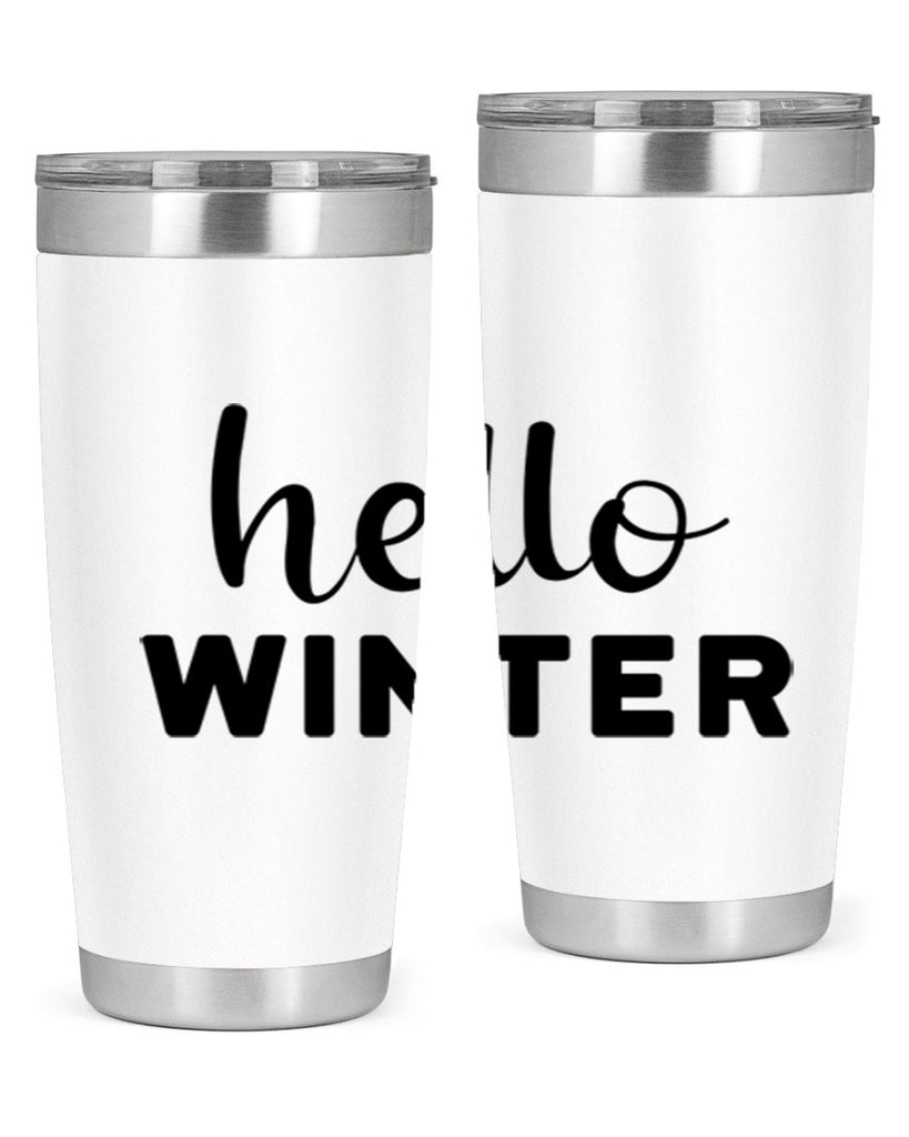 Hello Winter 186#- winter- Tumbler