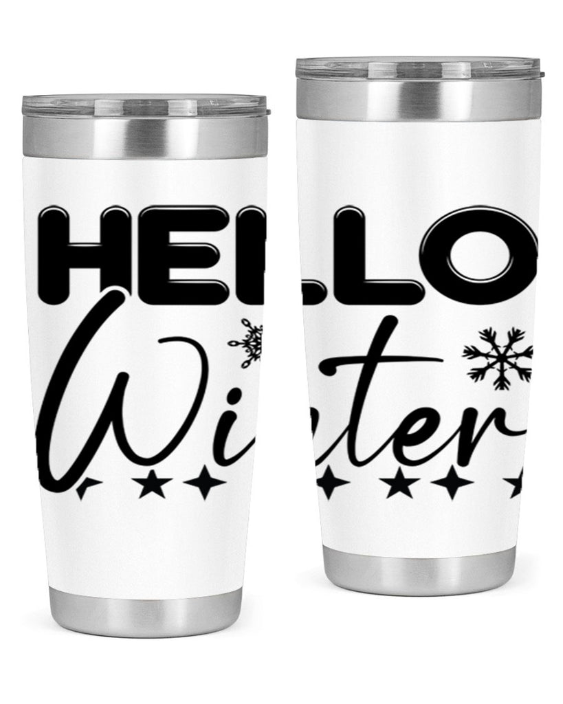 Hello winter 183#- winter- Tumbler