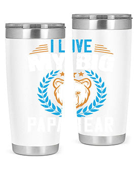 I love my big papa bear 16#- Bears- Tumbler