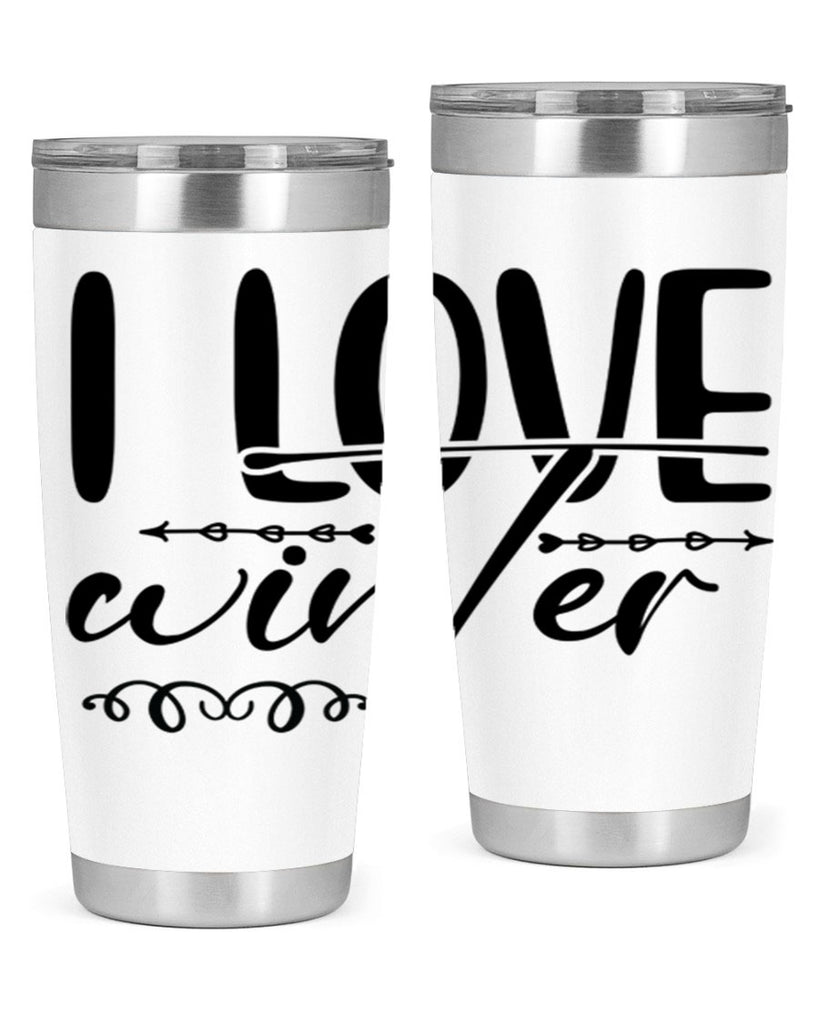 I love winter 243#- winter- Tumbler