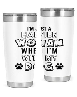 Im Just A Style 39#- dog- Tumbler