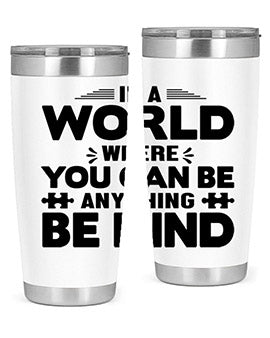 In a world Style 48#- autism- Tumbler