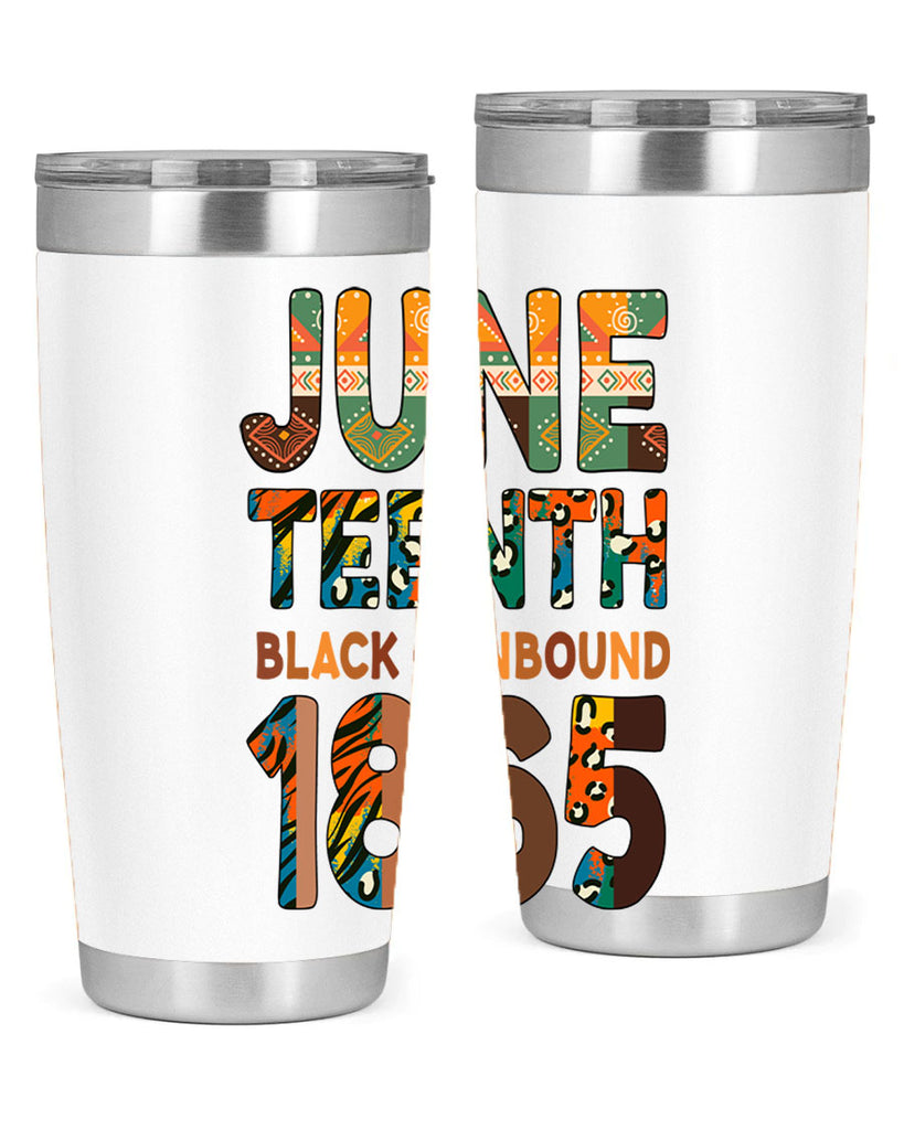 Juneteenth Black Unbound 1865 Png 33#- Juneteenth- tumbler