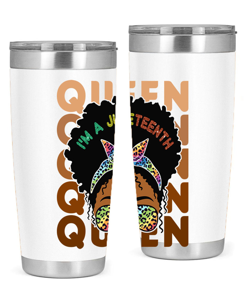 Juneteenth Queen Swag Black Melanin Png 26#- Juneteenth- tumbler