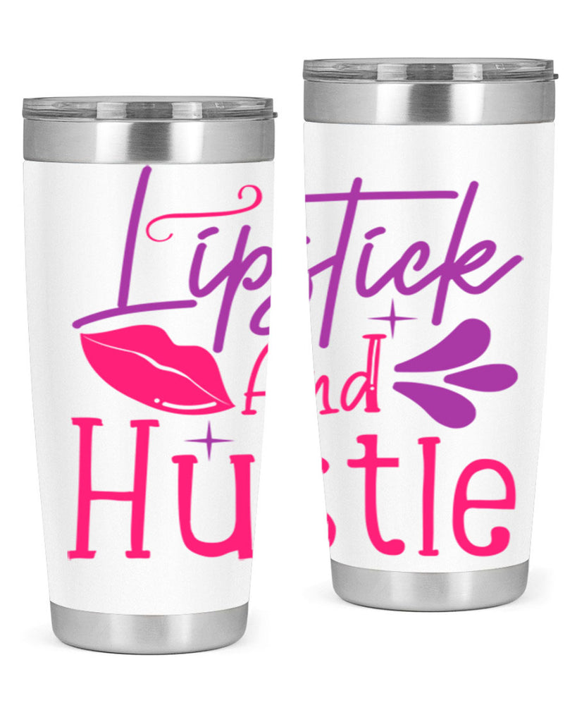 Lipstick And Hustle Style 229#- make up- Tumbler